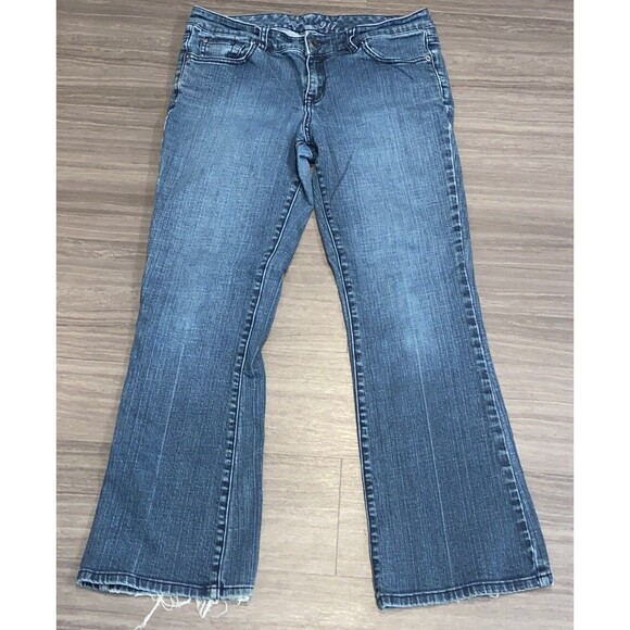 The Limited Denim - Y2K The Limited Denim 917 Women's 10 Short Boot Cut Stretch Blue Mid Rise